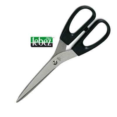 Immagine di Forbici Lama Acciaio Inox Lebez 4331 Impugnatura Simmetrica 21.5Cm Nero [4331]