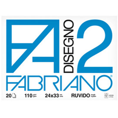 Immagine di ALBUM FABRIANO2 240X330MM 20FG 110GR RUVIDO [06000516]