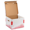 Immagine di Scatola container Speedbox - Medium - 32,5x36,7cm - dorso 26,3 cm - Esselte  - conf.15 pezzi [623912]