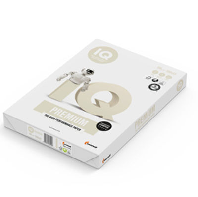 Immagine di Carta IQ Premium - A3 - 297 x 420mm - 100gr - bianco - Mondi - conf. 500fg [76549]