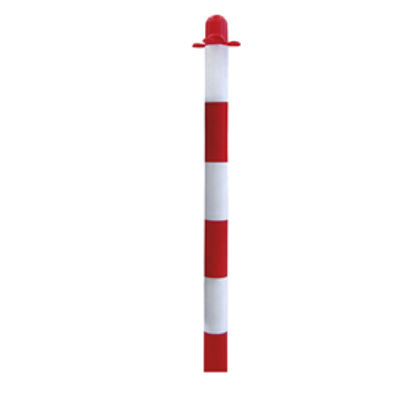 Immagine di Paletto per colonnina di sicurezza - bianco/rosso - altezza 90 cm [CN93]