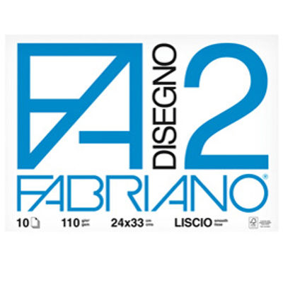 Immagine di ALBUM 2 FABRIANO LISCIO 24X33CM P.M.110 G 10FF [004204105]