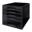 Immagine di Cassettiera drawer Cabinet CUBE 5 nero Leitz [52531095]