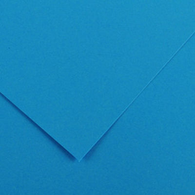 Immagine di Foglio Colorline - 70x100 cm - 220 gr - azzurro - Canson [200041208]