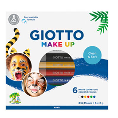 Immagine di Matite cosmetiche Make Up - mina ø6,25mm - Giotto - Conf. 6 pezzi [474000]