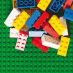 Immagine di Mattoncini Micro da costruzione - in ABS - colori assortiti - CWR - bauletto da 350 pezzi [12334/1]