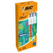 Immagine di penna sfera scatto multifunzione 4 Colours velours - punta 1,0mm -  4 colori - Bic  - conf. 12 pezzi [9672771]
