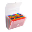 Immagine di Classificatore valigetta con maniglia - cristallo - 33x29cm - 24 tasche - Exacompta [55698E]