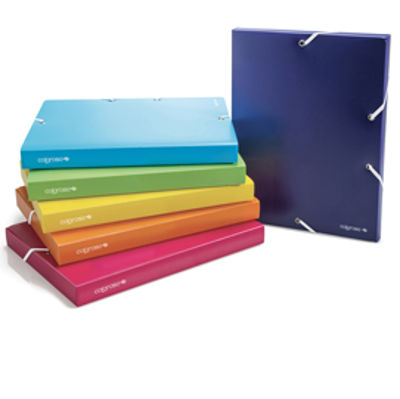 Immagine di Cartella con elastico Colorosa - PPL - colori assortiti - diametro 50 mm - Ri.Plast [362350]