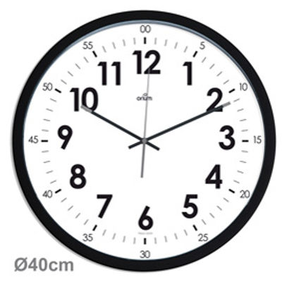 Immagine di Orologio da parete silent clock orion - Diam.40cm - Cep [2112510011]