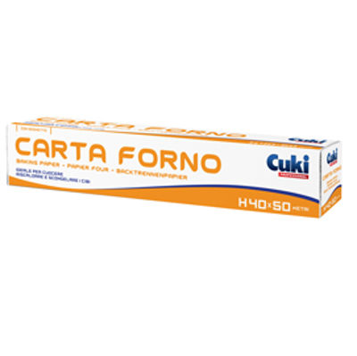 Immagine di Rotolo Carta Forno - 400 mm x 50 mt - Cuki Professional [4540050]