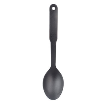 Immagine di Cucchiaio da cucina in nylon - 30 cm - nero - Pengo [9634000]