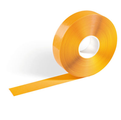 Immagine di Nastro adesivo da pavimento Duraline® Strong 50/50 - 50 mm x 30 mt - giallo - Durable [1021-04]