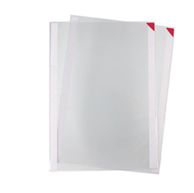 Immagine di Tasche a L con retro adesivo - A3 - rosso - Tarifold - conf. 2 pezzi [B194470]