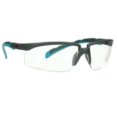 Immagine di Occhiali di sicurezza Solus 2000 -  lenti trasparenti antigraffio - blu - 3M [7100208751]