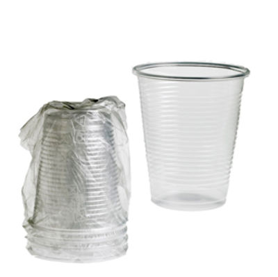 Immagine di Bicchieri - PLA - 200 ml - trasparente - Leone - conf. 400 pezzi [Q2054]