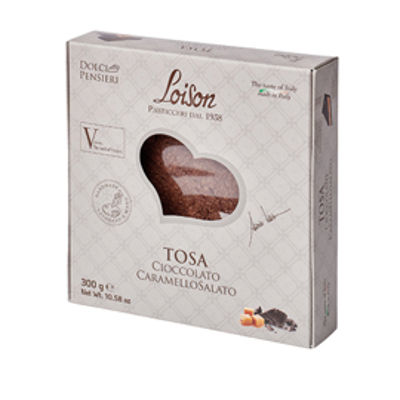 Immagine di Torta Tosa - cioccolato e caramello salato - 300 gr - Loison [580]