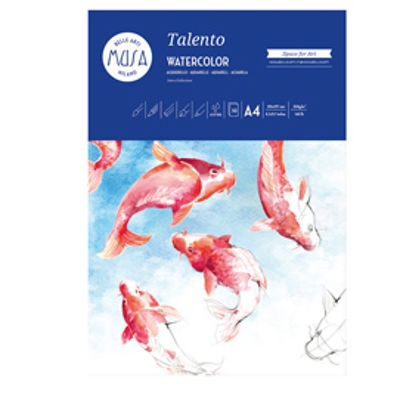 Immagine di Carta per acquarello Talento - A4 - 300 gr/m2 -  Musa - conf. 10 fogli [MU 131 294]