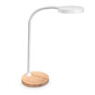 Immagine di Lampada Flex Desk - a led - con base in legno - bianco - Cep [2002905301]