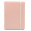 Immagine di Notebook Pocket - con elastico - copertina similpelle - 144 x 105 mm - 56 pagine - a righe - pesca - Filofax [L115109]