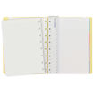 Immagine di Notebook - con elastico - copertina similpelle - A5 - 56 pagine - a righe - giallo limone - Filofax [L115061]