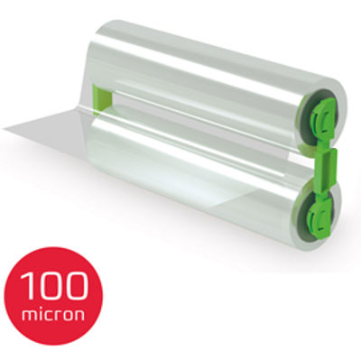 Immagine di Ricarica cartuccia - film - 100 micron - lucido - per plastificatrice Foton 30 - GBC [4410027]