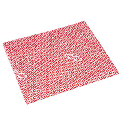 Immagine di Panno multiuso Wipro - con proprietA' antibatteriche - 36 x 42 cm - rosso - Vileda - conf. 20 pezzi [137003]