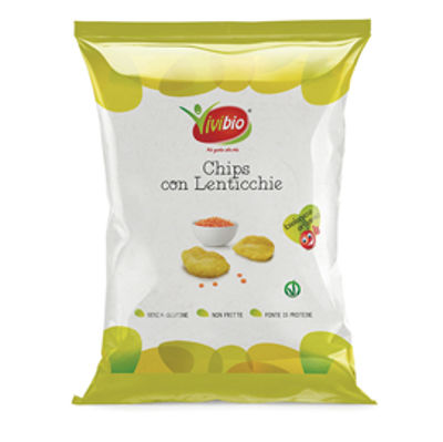 Immagine di Chips con lenticchie - 35 gr - Vivibio [0310108]