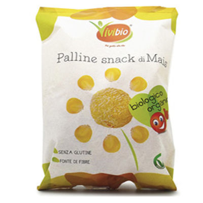 Immagine di Palline snack - di mais - 40 gr - Vivibio [0310571]