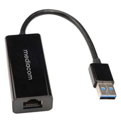 Immagine di Adattatore di rete - da USB 3 a Gigabit LAN - Mediacom [MD-U103]