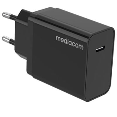 Immagine di Caricatore da muro - 30 W - porta USB Type-C - Mediacom [MD-A130]