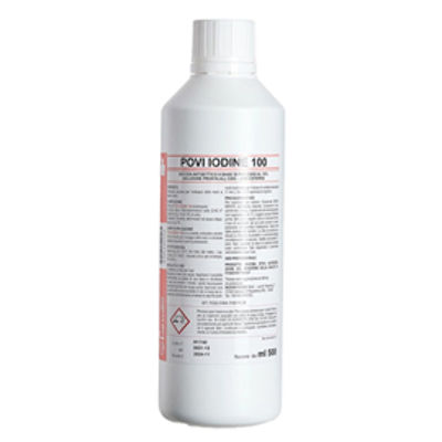 Immagine di Disinfettante - a base di povi iodine 100 - 500 ml - PVS [JOD006]