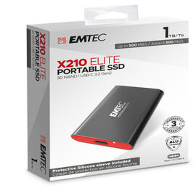 Immagine di Emtec - X210 External - 1024G - con cover protettiva - ECSSD1TX210 [ECSSD1TX210]
