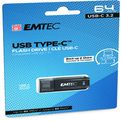 Immagine di Emtec - USB3.2 D400 - Type-C - ECMMD64GD403 - 64GB [ECMMD64GD403]