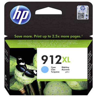Immagine di Cartuccia inchiostro - Ciano - HP 912XL per Hp Officejet 8000 serie - 3YL81AE [3YL81AE]
