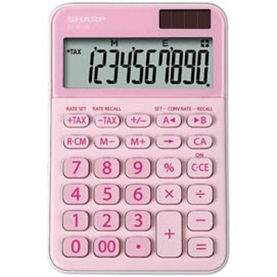 Calcolatrice da tavolo EL M335 - 10 cifre - rosa - Sharp - ELM335 BPK  [ELM335 BPK] - Vendita articoli cartoleria e cancelleria per scuola e  ufficio