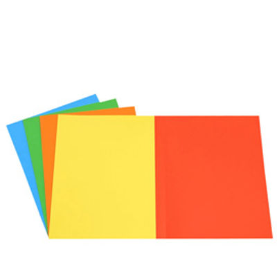Immagine di 50 Cartelline semplici mix 5 colori 200gr Starline [STL6110]