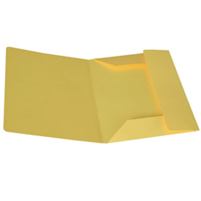 Immagine di Cartellina 3 lembi - 200 gr - cartoncino bristol - giallo sole - Starline - conf. 25 pezzi [OD0112BLXXXAH04]