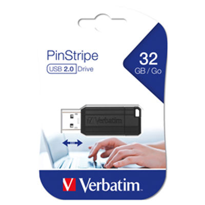 Immagine di MEMORIE USB STORE 'N' GO PINSTRIPE NERO DA 32GB [49064]