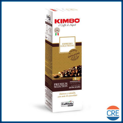 Immagine di BOX 10 CAPSULE CAFFE' ESPRESSO GOLD MEDAL KIMBO CAFFITALY [CAFMISC.1266R]