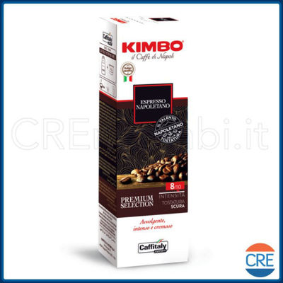 Immagine di BOX 10 CAPSULE CAFFE' ESPRESSO NAPOLETANO KIMBO CAFFITALY [CAFMISC.1268R]