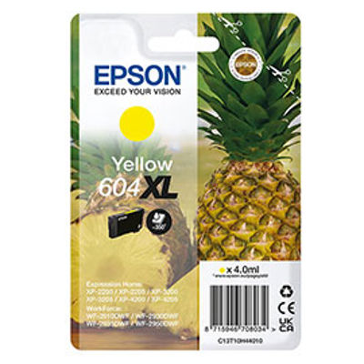 Immagine di Epson Cartuccia 604XL Ananas Giallo 4 ml [C13T10H44010]
