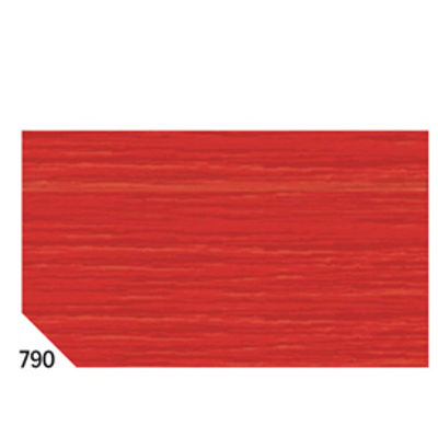 Immagine di Carta crespa - 50 x 250 cm - 48 gr/m2 - rosso ciliegia 790 - Rex Sadoch - conf.10 rotoli [REX 790]