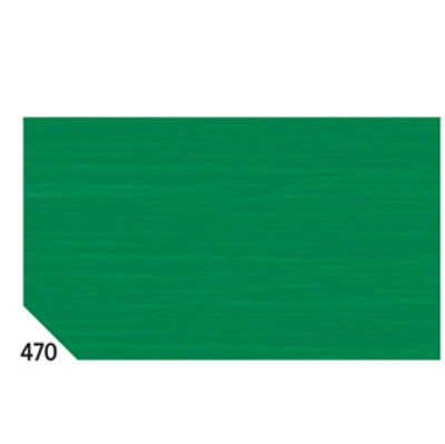 Immagine di Carta crespa - 50 x 250 cm - 48 gr/m2 - verde bandiera 470 - Rex Sadoch - conf.10 rotoli [REX 470]