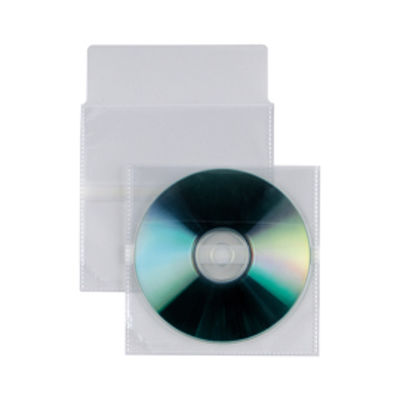 Immagine di Buste a sacco Insert CD A - patella di chiusura - striscia adesiva - PPL - 125x120 mm - Sei Rota - conf. 25 pezzi [430102]