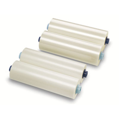 Immagine di Pellicola gloss Nap2 per plastificazione - 330 mm x 76 mt - 75 micron - GBC - conf. 2 bobine [3400310]