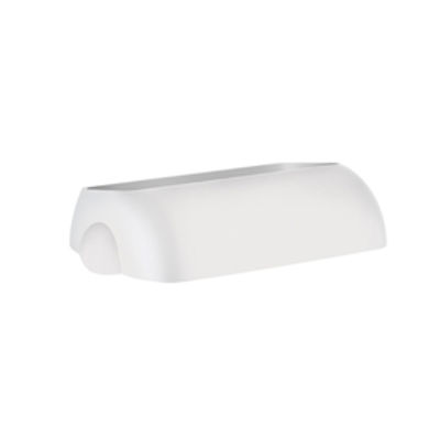 Immagine di Coperchio per cestino gettacarte Soft Touch - 33,5x22,5x9 cm - 23 L - bianco - Mar Plast [A74401BI]