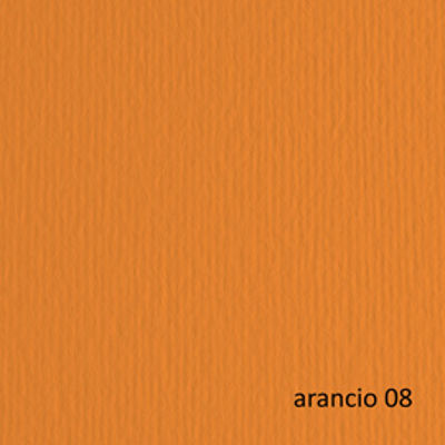 Immagine di Cartoncino Elle Erre - 70x100cm - 220gr - arancio 108 - Fabriano - blister 10 fogli [46470108]