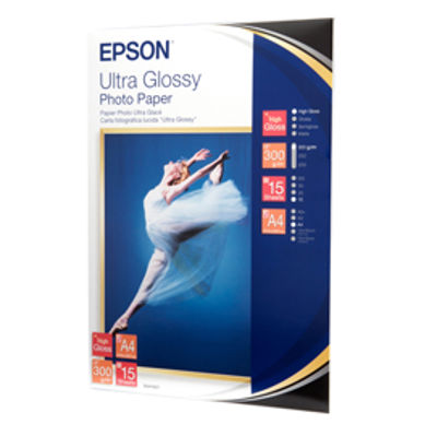 Immagine di Epson - Ultra Glossy Photo Paper - A4 - 15 Fogli - C13S041927 [C13S041927]