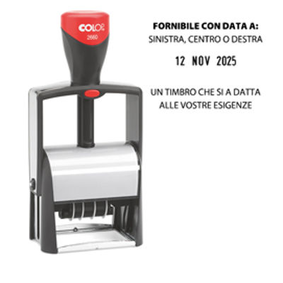 Immagine di Timbro Datario Classic Line 2660 - autoinchiostrante - 37x58 mm - 7 righe - Colop [2660]